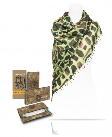 Палантин Женский W40-PIERRES/VERT.CLAIR